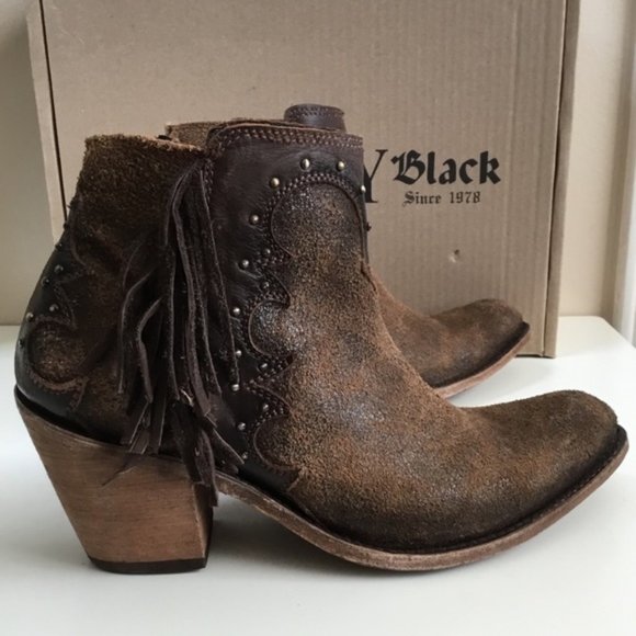 NEW Liberty Black Lana Napa Cobre fringe bootie (7) - Picture 6 of 14
